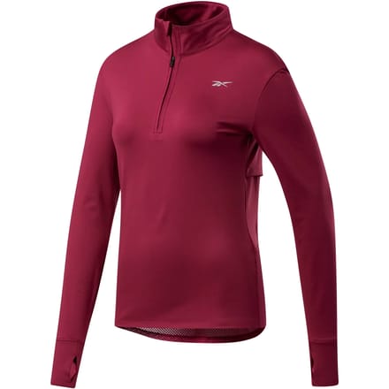 Sweatshirt Dames Reebok Running 1/4 Zip