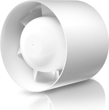 Axiale Kanaalventilator voor Afzuiging Ø100 mm - Geschikt voor Diverse Ruimtes