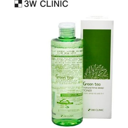 3W CLINIC Groene Thee Natural Time Slaaptoner 300ml beige