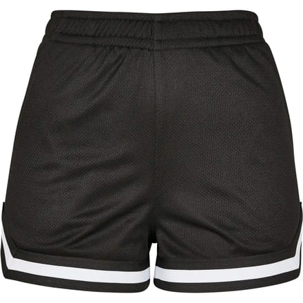Urban Classics - Stripes Mesh Korte broek - 3XL - Zwart