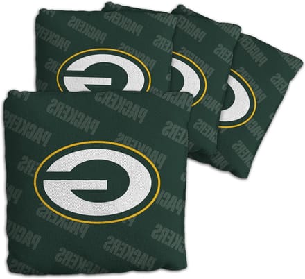 Cornhole Zakken - Werpzakken Spel - Feest Spel - Team Logo - 4 stuks - Groen