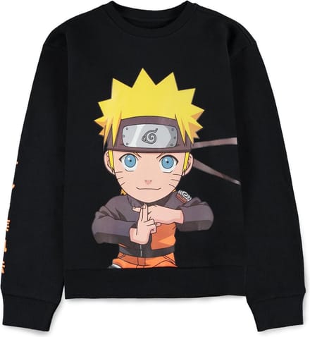 Naruto - Naruto Hand Sign Sweater/trui kinderen - Kids 170 - Zwart