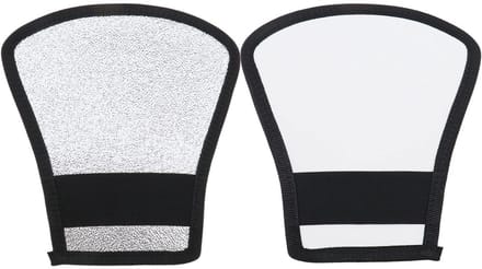 VT Goods - Flash Diffuser - Reflector - Elk type flitslicht - Zilver Wit - Flits accessoires - 2 stuks - Geschikt voor elke camera