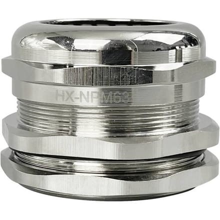 TRU COMPONENTS TC-10302860 Wartel M63 Messing (vernikkeld) Metaal 1 stuk(s)