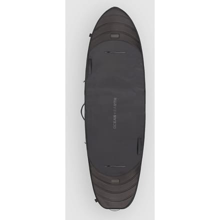 Ocean & Earth Double Apex Fish Shortboard 7'0 Surfboard Tas zwart