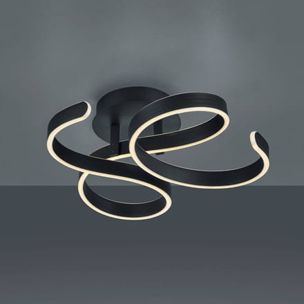 Trio Lighting LED plafondlamp Francis, antraciet