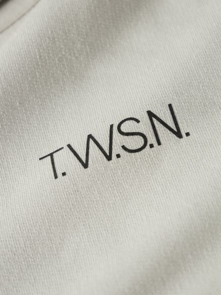 NAME IT - TKMSOX LS SWEAT HOOD LOGO BRU NOOS - Jongens - Sweaters