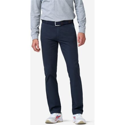 Meyer Broek New York Casual Lightweight Two-Tone Look Organic Cotton Stretch Navy / male