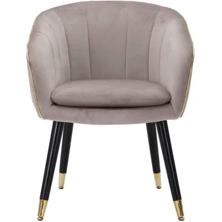 Fauteuil Parmchair Paris Grigia/gold 62×58×78 cm