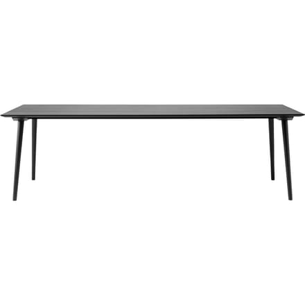 &Tradition In Between Tafel rechthoekig - eiken, zwart gelakt - 250 x 100 cm