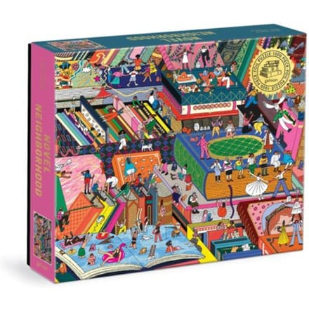 Novel Neighborhood 1000 Piece Foil Puzzle - Galison