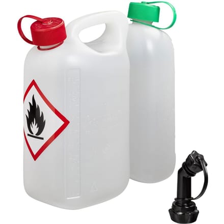 Hünersdorff eco combi-can 5,5l + 3l wit