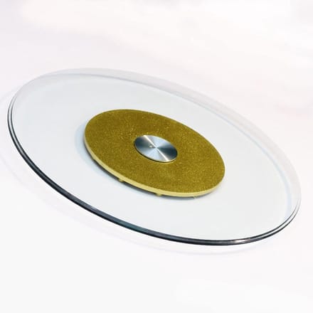 Draaitafel Glas - Draaibaar Dienblad - Tafel Serveren - Gehard Glas - 80cm - Goud