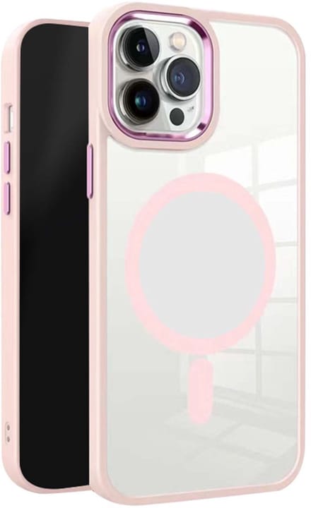 Jaym, Hoesje geschikt voor iPhone 16 Pro - Bumper MagSafe Anti-Shock, Roze