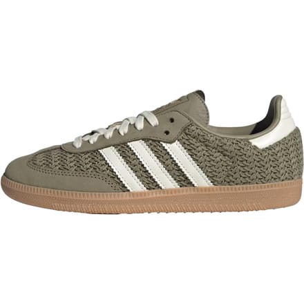 adidas Samba OG Pack Tricot - Vert Orbite Baskets Femme Crème-Blanc Gomme-3 JR9447 38⅔ gray