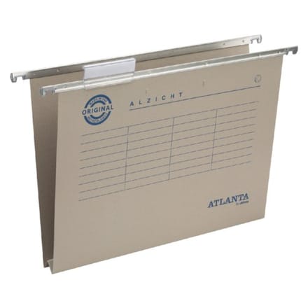 Hangmap djois alzicht folio frontaal recycled U-bodem 30mm grijs