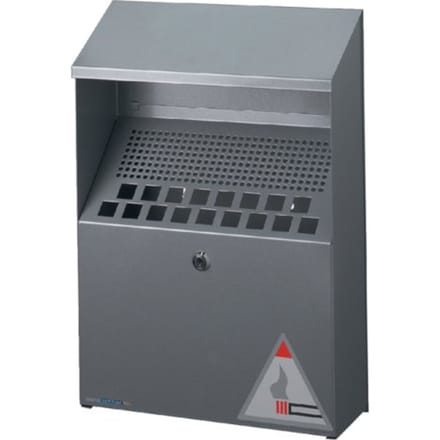Asbak Durable 450 x 310 x 107 mm Rvs