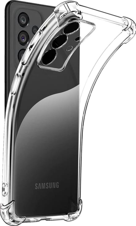 Hoesje voor Samsung Galaxy A73 5G backcover Shockproof siliconen Transparant