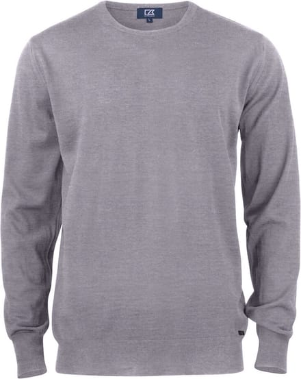 Cutter & Buck Kennewick Crewneck Heren 355406 - Antraciet Melange - S