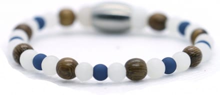 Ibizamen KIDS - Jongens - armband - mix - howliet 4mm