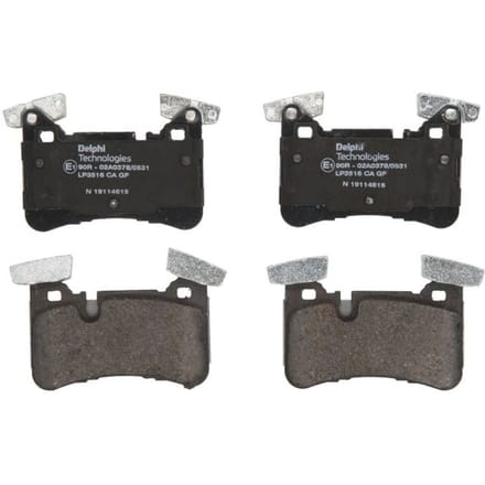 Remblokset DELPHI LP3516, achter