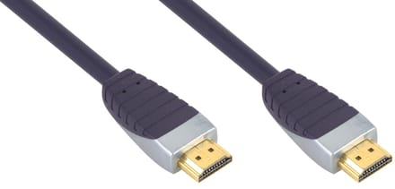 Bandridge 5m HDMI HDMI Zwart, Grijs HDMI kabel