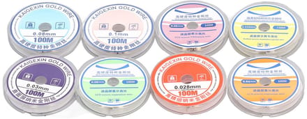 stuks LCD-schermscheidingsdraad van wolfraamlegeringstaal 0,028 0,03 0,035 0,04 0,05 0,06 0,08 0,1 mm snijdraad