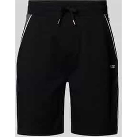 Sweatshorts met labelstitching
