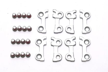 Ht Components T2 Plaat Voor Het Bevestigen Van Schoenplaatjes Zilver