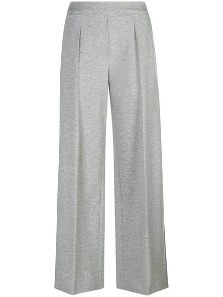 Straight Fit-jersey broek Van DAY.LIKE grijs