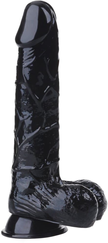 Being Fetish - TPR Dildo 21,5 cm – Zwart