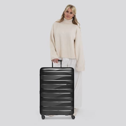 Bergpfeil trolley Travel Trolley Black Night Metallic zwart 75cm