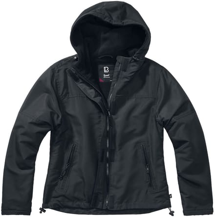 Brandit Frontzip Dames Windbreaker - zwart - XS