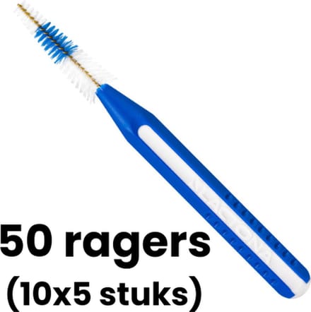 Lactona Easygrip Ragers Conisch-Easygrip B 3-7mm - Donkerblauw - 10 x 5 stuks - Voordeelpakket