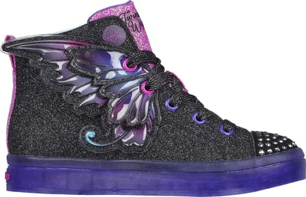 Skechers Twi-Lites 2.0 - Twinkle Wishe Meisjes Sneakers - Zwart/Multicolour