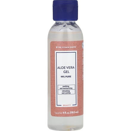 The Vitamin Shoppe, Gel d'Aloe Vera, 4 fl oz (118,3 ml) white