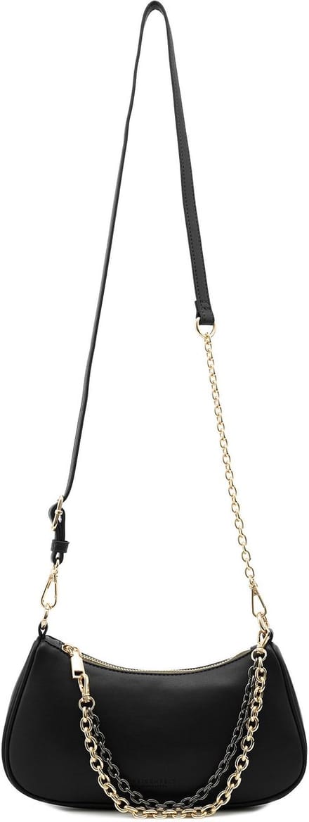 SEIDENFELT MANUFAKTUR schoudertas Lainio Crossbag Black zwart