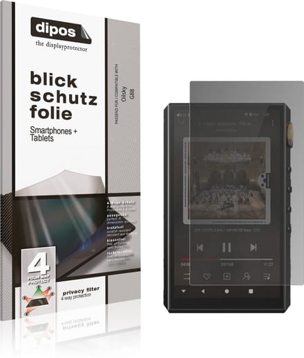 dipos – Matte Privacy Screenprotector geschikt voor Oilsky G88 | Anti-Spy Beschermfolie