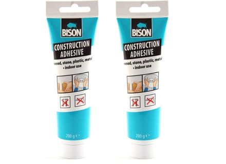 2x Constructielijm - Montagelijm van Bison met 200 gram