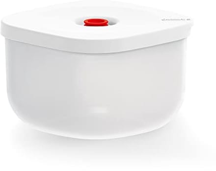 Vacuümcontainer Hoog (M) - Wit, 16.2 x 16.2 x 11 cm - 1150 cc