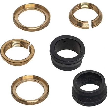 Zehnder Design Line clamping ring set for copper pipe Ø 15 mm 842110