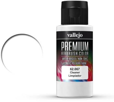 Vallejo Hobbyverf - 62067 Premium Airbrush Cleaner - 60ml Cleaner - 60 ml