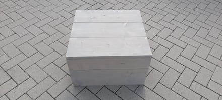 Lounge tafel ''Garden'' 57x57cm van Grey Wash steigerhout