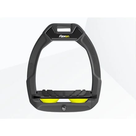 Veiligheidsstijgbeugels Rijgerichting Grip Antraciet/Zwart/Geel Flex-On Safe-On