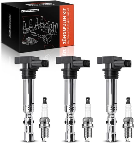 Frankberg 3x Ontstekingsspoel+3x Bougie voor VW