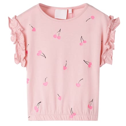 vidaXL Kindershirt 116 lichtroze