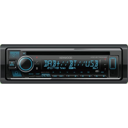Kenwood KDC-BT740DAB autoradio - Multicolor