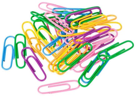 Gekleurde Paperclip 28mm, 150st.