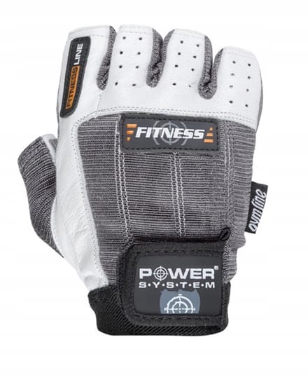 Power-System Fitnesshandschoenen - Wit/Grijs - Maat XL