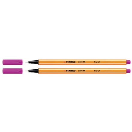 STABILO point 88 - Fineliner 0,4 mm - Paars - per stuk